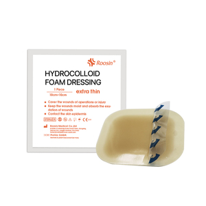 แผ่นแปะแผลทำจากโฟมไฮโดรคอลลอยด์กันน้ำผ่านการฆ่าเชื้อโรค - Product Image 2