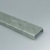 Profilé U galvanisé pour plafond suspendu, canal principal 38x10, grille de support de charge pour plafond suspendu