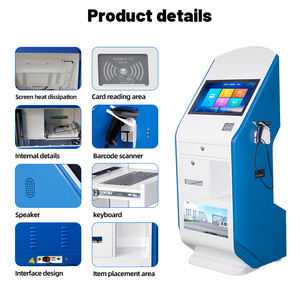 多機能自立型カスタムタッチスクリーンカード印刷預金機POS現金引き出し対応<span class=keywords><strong>ATM</strong></span>銀行機 - Product Image 2
