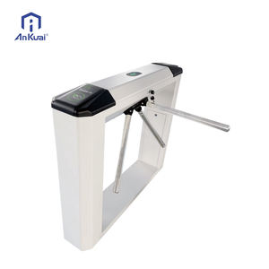 Tourniquet vertical en acier inoxydable compatible avec les systèmes de contrôle d'accès haute sécurité antirouille avec lecteurs de codes <span class=keywords><strong>RFID</strong></span>/QR - Product Image 5