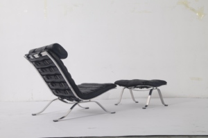Silla de salón Ari de estilo moderno de mediados de siglo de diseño ARNE NORELL y réplica otomana a la <span class=keywords><strong>venta</strong></span> - Product Image 5