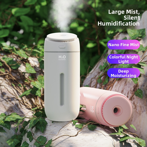 <span class=keywords><strong>Humidificador</strong></span> Inalámbrico Portátil Mini de 400 ml, Purificador de Aire, <span class=keywords><strong>Humidificador</strong></span> <span class=keywords><strong>para</strong></span> el Hogar, Oficina, Dormitorio, Coche, Difusor USB - Product Image 4