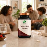 Capsules végétales de Coenzyme Q10 PQQ personnalisées en usine, antioxydant cellulaire quotidien, bien-être cardiaque, complément alimentaire à marque privée