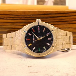 นาฬิกา<span class=keywords><strong>ค</strong></span>วอตซ์ดีไซน์หรูหราลายท้องฟ้าเต็มดาวสำหรับผู้ชาย <span class=keywords><strong>ส</strong></span>าย<span class=keywords><strong>ส</strong></span>แตนเลส ตัวเรือนโลหะผสม หน้าปัดแ<span class=keywords><strong>ส</strong></span>ดงผลแบบเข็ม - Product Image 2