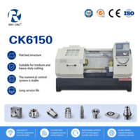 Vente flash - Tour CNC CK6150 à lit plat horizontal pour l'usinage d'arbres métalliques, certifié CE