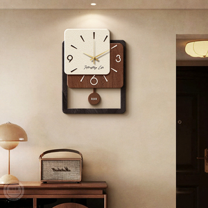 Orologio <span class=keywords><strong>da</strong></span> <span class=keywords><strong>Parete</strong></span> in Stile Vintage, Decorazione per Soggiorno, Orologio Artistico Elegante per Sfondo TV Retrò - Product Image 6