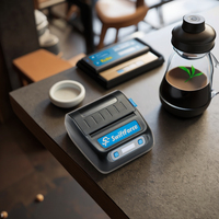 SwiftForce Printer portabel Mini 80mm, Printer termal genggam sistem Android dan IOS