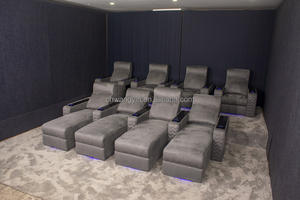 Modern Multi-Function Power Design Reclinável Couro Seccional Sofá Top Grain Couro Elétrica Sala Teatro Móveis - Product Image 3