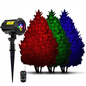 Projecteur led en forme d'étoile mobile rvb, lumière de <span class=keywords><strong>douche</strong></span> <span class=keywords><strong>spot</strong></span> de décoration de noël en plein air 2022 - Product Image 1