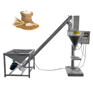 Machine de remplissage semi-automatique de poudre sèche de lait d'épices de café de moteur servo de remplisseur de tarière - Product Image 1