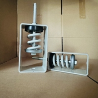 Support de suspension flexible LIVA-EP LHS pour extérieur, isolateur de chocs, supports à ressorts, amortisseurs anti-vibrations en acier galvanisé