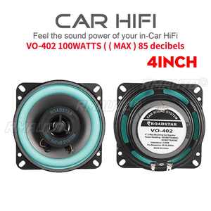 Haut-parleur coaxial universel pour voiture VO502, 2 pièces, 100W, 4/5 pouces, pour portière de véhicule, audio stéréo automobile - Product Image 3