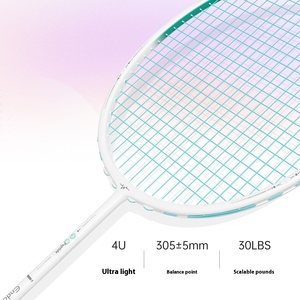 ไม้แบดมินตัน WAVAW Endorphin Green คาร์บอนทั้งตัว น้ำหนักเบาพิเศษ 80 กรัม ปรับน้ำหนักได้ สำหรับผู้เล่นมือสมัครเล่นและเยาวชน ควบคุมลูกได้ดี ด้ามจับ PU - Product Image 2