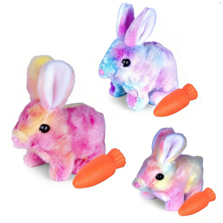 EPT1628231 - Ensemble de bain lapin électrique en peluche coloré avec son