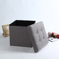 Pochette en lin de rangement vintage, repose-pieds pour meubles, vente en gros