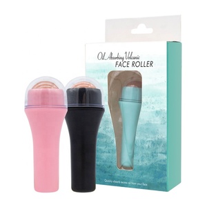 Manufacturer Amazon Hot Sales Reusable Skincare Tools Volcanic Facial Oil Absorbing Roller for Oil Control