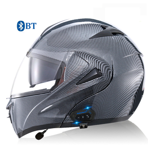 Les casques modulaires allemands à points personnalisés <span class=keywords><strong>en</strong></span> usine <span class=keywords><strong>se</strong></span> retournent <span class=keywords><strong>en</strong></span> fibre de carbone, casques de moto à <span class=keywords><strong>dent</strong></span> bleue Inter-Cross - Product Image 1