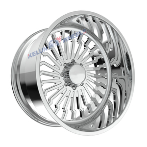 Roues forgées en alliage d'aluminium sur mesure, série de pneus simples polis 26x12, roues forgées 4x4 - Product Image 5