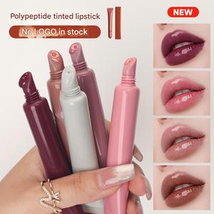 Huile à lèvres teintée au peptide, baume à lèvres bio nourrissant, minéral hydratant, longue tenue, waterproof, marque privée - Product Image 2