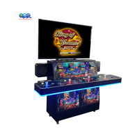Fabrika ucuz satış çok oyuncular Led boş kabine kral hazineleri artı Arcade oyunu sikke işletilen balıkçılık masa oyun makinesi