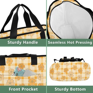 Hawaiian Puakenikeni Flower Custom Design Camping Beach Waterproof Large Polyester Insulated <b>Cooler</b> Bag <b>Backpack</b> With Logo - Product Image 5