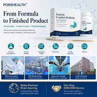 Capsules Probiotiques Anti-H. P. pour le Microbiome Gastrique, Marque Privée OEM, Pylopass L. Reuteri DSM 17648 20B CFU, Soutien Digestif
