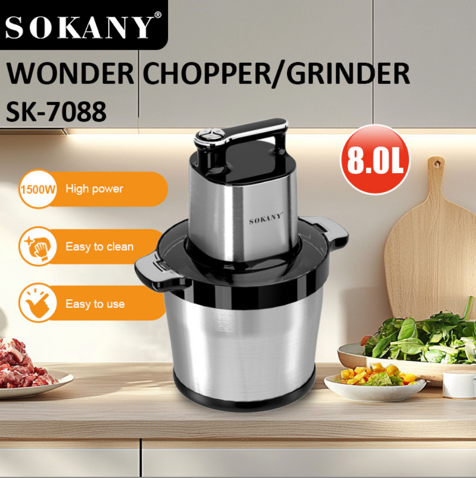 Sokany Wonder chopper  Grinder 8L