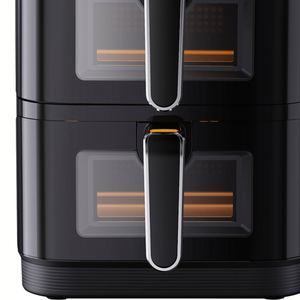 Nueva Freidora de Aire Eléctrica de Doble Cesta 2026 de 11L y 2800W con Control Digital, Temporizador de 0-60 Minutos, Revestimiento Antiadherente, Fácil de Leer, Sin Aceite - Product Image 3