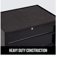 Haute qualité 26 pouces 4 tiroirs Durable Roller Tool Box Cabinet Noir