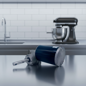 Moteur de brosse mélangeur pour transformation alimentaire 6N.m, couple élevé, 80 tr/min, aimant permanent, pour pâtes et sauces épaisses, conception sanitaire disponible - Product Image 4