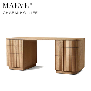 Country-style American-style Simple Home Study <strong>Desk</strong>, Home Villa Apartment Study <strong>Desk</strong>, Retro Creative Solid Wood Office <strong>Desk</strong> - Product Image 1