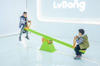 Aire de jeux scientifique interactive pour enfants, équipement d'amusement technologique lumineux pour enfants, balançoire