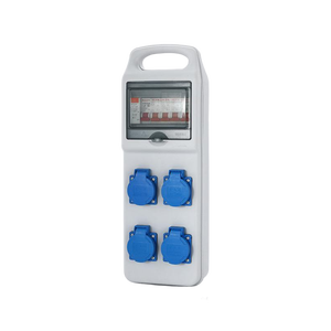 IP54 Waterproof Portable Distribution Box with 2P Leakage Protection Industrial Duty ABS Enclosure,Portable <b>socket</b> box - Product Image 1