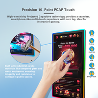 Pantalla Táctil LCD PCAP de 27 Pulgadas y 2K de Alto Brillo, Compatible con OEM, Resistente al Agua IP65, para Locales de Entretenimiento y Juegos