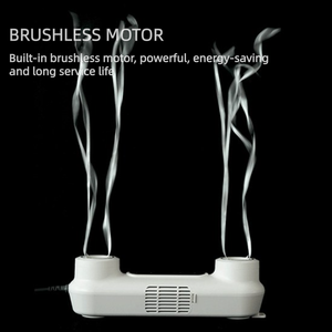Secador de Manos Eléctrico de Doble Cabezal con Control Táctil para Encimera de Baño - Product Image 2
