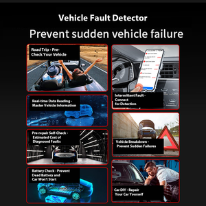 Analyseur de moteur et de batterie OBD2 24V, outil de diagnostic et d'analyse, garantie d'un an, adapté aux automobiles - Product Image 3