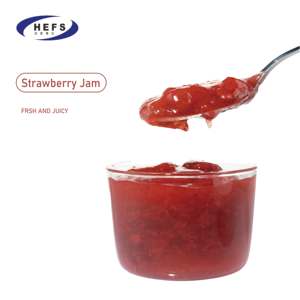 2025 OEM vente en gros Premium sirop goutte liquide thé lait café 2.8KG pâte de fraise pot sous vide gelée bonbons confiture de fruits avec pulpe - Product Image 3