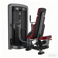 Machine papillon à assise en acier pour l'entraînement de la force pectorale, équipement d'exercice commercial pour salle de sport avec bras réglables et pile de poids de 80 kg