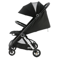 Poussette pour bébé pliable automatiquement, ultra-légère, en alliage d'aluminium, avec cadre en polyester, capacité de charge de 22 kg, pour nouveau-nés et enfants jusqu'à 3 ans