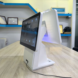 Hiệu suất cao 15.6 inch Android hệ thống POS Màn hình kép với NFC QR thanh toán - Product Image 4