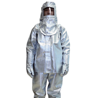 Combinaison aluminisée résistante à la chaleur de 1000 degrés Combinaison ignifuge Vêtement de protection contre les radiations thermiques Haute température Protection contre la chaleur