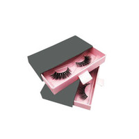 Boîte à cils Emballage unique vide pour cils avec logo personnalisé Boîte d'emballage pour faux cils en papier de luxe