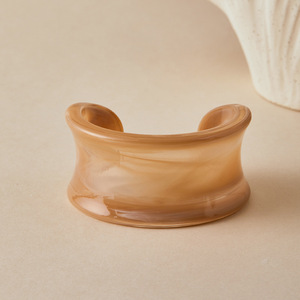 Brazaletes Modernos para Mujer, Productos del Mercado de Yiwu, Joyería Simple Semitransparente, Brazaletes Redondos Abiertos, Accesorios Brasileños MSSZ072 - Product Image 6