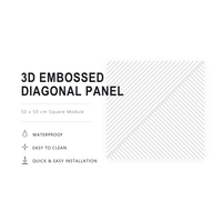 Panneau mural en PVC moderne, imperméable, élégant, gaufré 3D, ignifuge, facile à nettoyer, résistant à l'usure, pour restaurants et salles à manger (vente en gros)