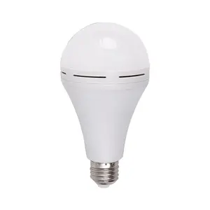 Lâmpada led de ampola de emergência 1200ma, 85-265v, recarregável, 9w