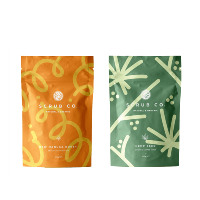 Sachet de café personnalisé en gros, imprimé en héliogravure, 1 lb, réutilisable, à fermeture éclair, en aluminium, résistant à l'humidité