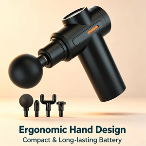 Mini Pistola de Masaje de Percusión para Tejido Profundo con Compresas Frías/Calientes, 6 Niveles de Velocidad, Recargable, Control Remoto Inalámbrico - Product Image 4