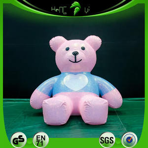 Beruang Glitter Tiup yang Dapat Dipakai dengan Cetak Digital untuk Promosi Acara Luar Ruangan - Product Image 2