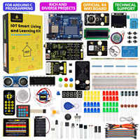 Kit d'Apprentissage et de Vie Intelligente IOT de Programmation STEM Keyestudio Avec Carte Arduino UNO R4 WIFI Originale Pour Arduino