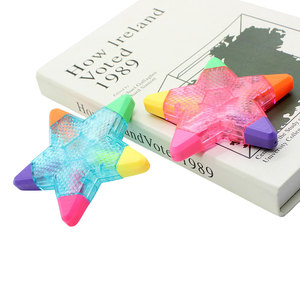 BECOL - Juego de Marcadores Fluorescentes Creativos en Forma de Estrella 5 en 1, Mini Marcadores de Alta Visibilidad para Niños - Product Image 6